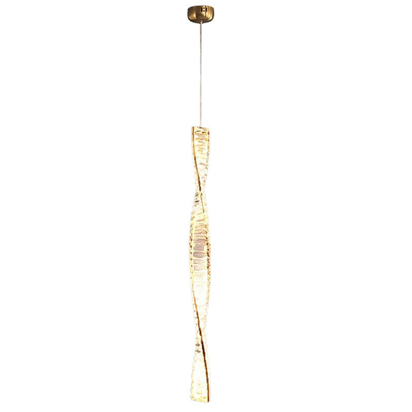 Wisząca lampa Bohemia CGBOHEMIA1 COPEL LED 12W 3000K kryształowa złota