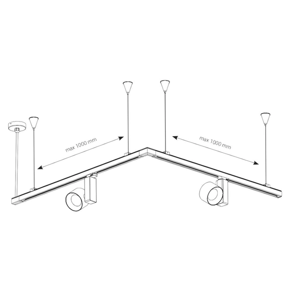 ZASILENIE sufitowe CTLS POWER SUPPLY KIT 8284 Nowodvorski ZWIS do 3-fazowego systemu szynowego 230V biały