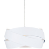 Wisząca lampa kuchenna Tornado 1113 Zumaline designerska biała