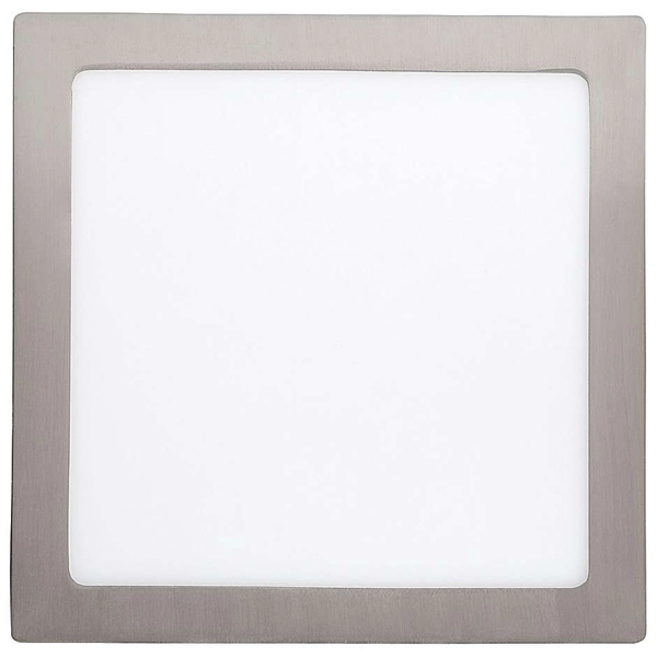 Plafon LAMPA sufitowa LOIS 2668 Rabalux kwadratowa OPRAWA metalowa LED 18W 3000K satynowy chrom