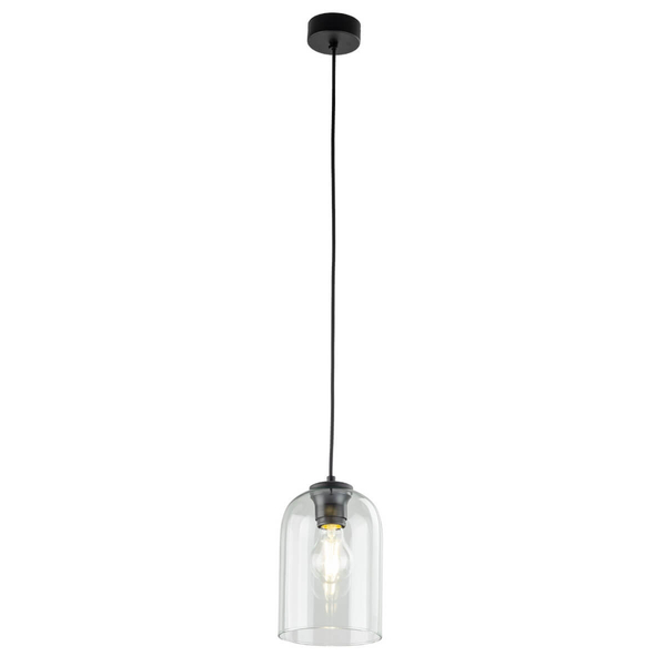 Lampa wisząca nad stół Molly 10298 do kuchni szklana zielona czarna