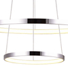 Wisząca lampa LUNE 32-64769 futurystyczna zwis LED 40W 4000K rings chrom