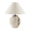 Ceramiczna lampa stołowa BELUNCA LE45282 do sypialni biały beżowy