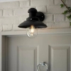 Ścienna lampa do ogrodu Hereford 95982 metalowa IP44 czarna