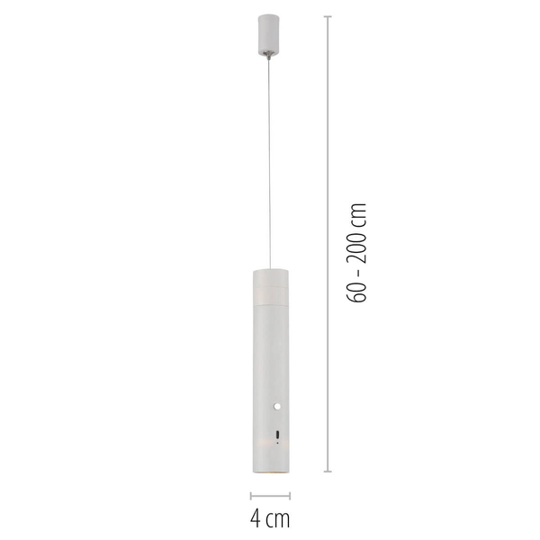 Pojedyncza lampa wisząca ATTACH 18281-16 Just Light LED 3W 3000K biały