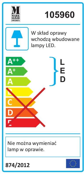 Plafon LAMPA sufitowa GLOBAL 28 105960 Markslojd łazienkowa OPRAWA okrągła LED 9W 3000K IP44 chrom biała
