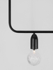Wielopunktowa lampa wisząca BANI LE42716 przezroczysta czarna