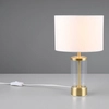 Lampka na stolik nocny Grazia R51711008 RL Light przezroczysta mosiądz biała