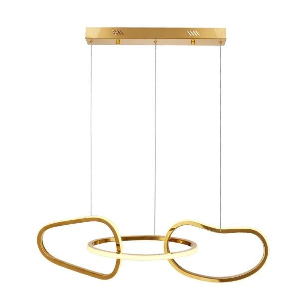 Designerska lampa wisząca Anneli 33-35639 LED 30W 3000K pierścienie złote