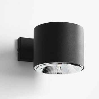Nowoczesna lampa ścienna Bot 1047C Aldex regulowany kinkiet metalowy czarny