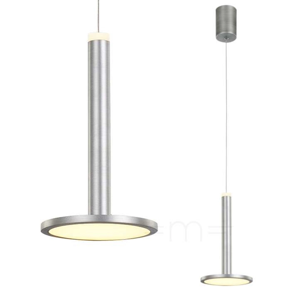 Lampa wisząca OLIVIER MD17033012-1A S.NICK spodek zwis LED 12W 3000K nikiel