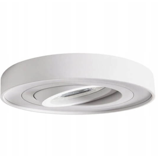 Regulowana lampa wpuszczana CGOPPODGU10 podtynkowa biała