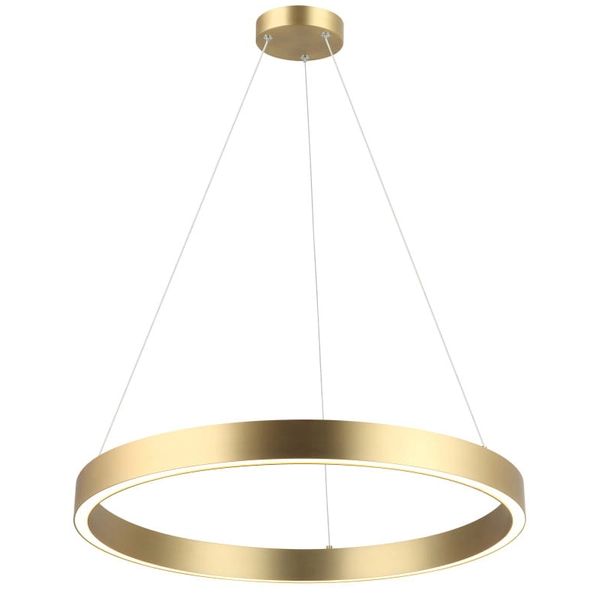 Wisząca lampa LED Midway LP-033/1P Light Prestige do salonu 3000K 35W złota