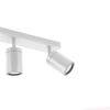 Minimalistyczna lampa sufitowa Tenor 04072 ruchome tuby białe