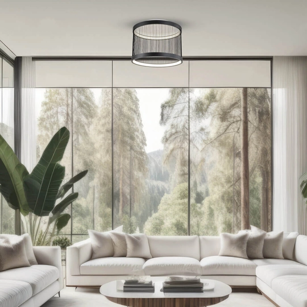 Sufitowa lampa Guarda ML0528 Milagro LED 43W 4000K druciana czarny