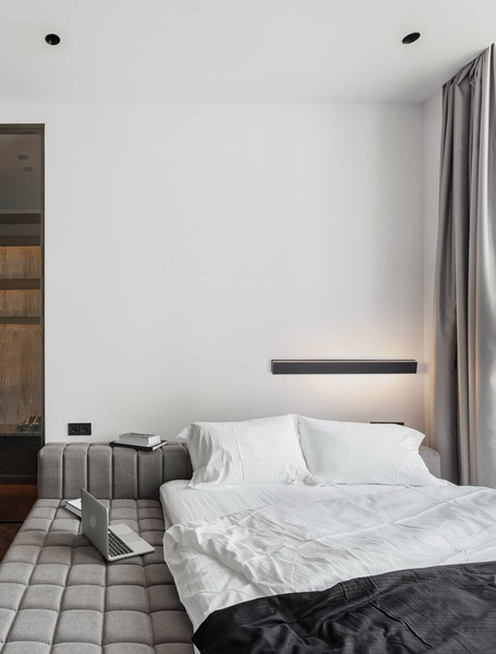 Nowoczesny kinkiet salonowy Cerro listwa LED 21W 3000K czarna