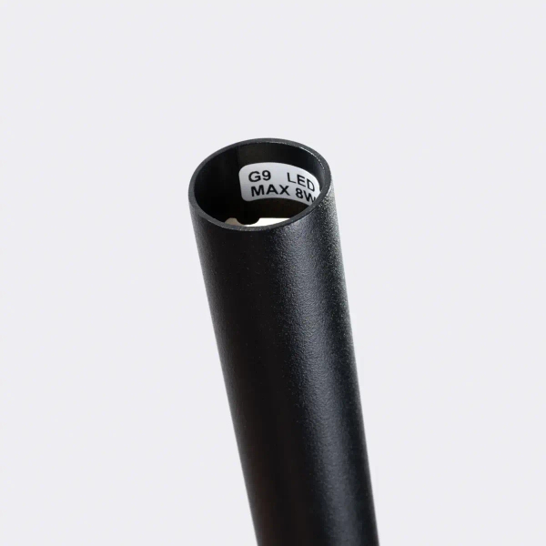 Podłużna lampa wisząca BLISS SL.1462 sopel tuba czarna