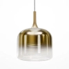 Szklana lampa wisząca Spirito MOD286PL-L18G3K LED 12W 3000K złoty