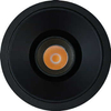 Zestaw wpust czarny Galexo H0107 + RH0106/H0107 GOLD Maxlight LED 7W 3000K pierścień złoty