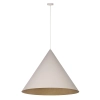 Sypialniana wisząca lampa VESUVIO 41070 stożek złota beżowa