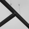 Złącze-T do systemu magnetycznego Exility TRA034CT-41B-DE metalowe czarne