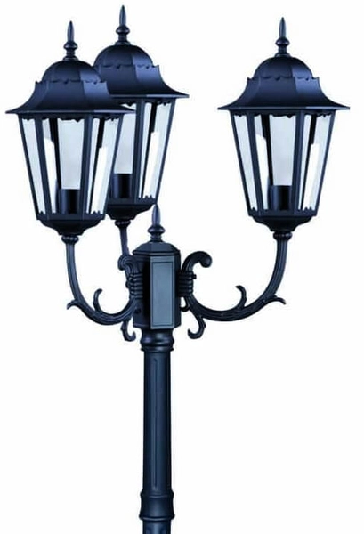 Latarnia ogrodowa Lozana K-7006A2/3 Kaja vintage IP44 czarna złota