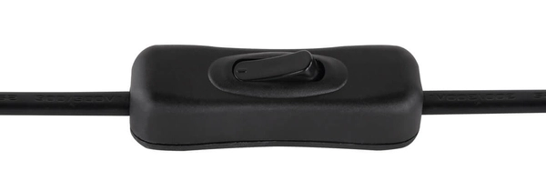 Biurkowa lampa Mina 15326TN do gabinetu czarna drewniana