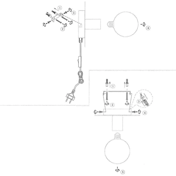 Kinkiet LAMPA ścienna DISC 106154 Markslojd metalowa OPRAWA ścienna mosiądz