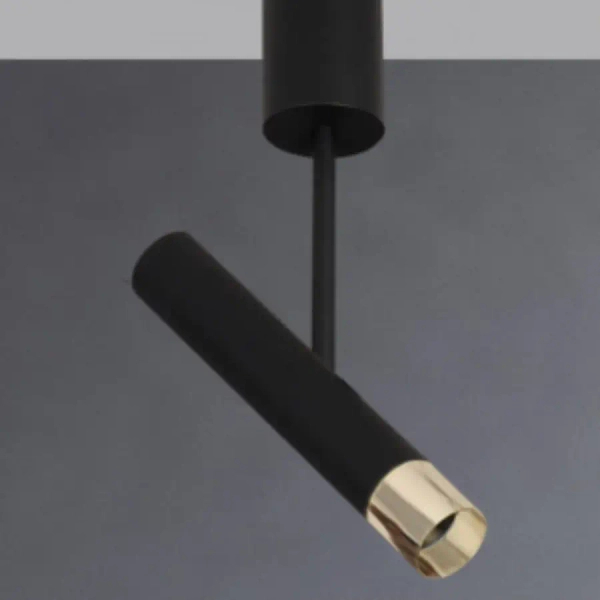 Punktowa sufitowa lampa 22028 LED 4W 3000K do jadalni czarny złoty