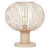 Lampka stolikowa druciana GILA 565790166 Trio kula do sypialni beżowa