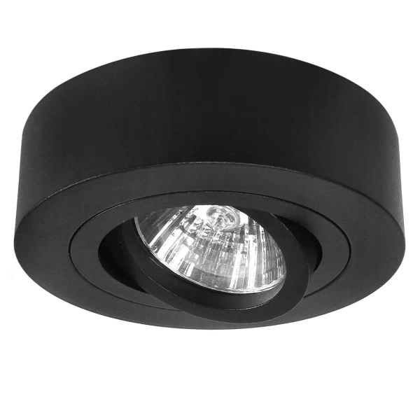Oprawa halogenowa okrągła 224+64 Domeno LED regulowany kąt światła czarna