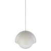 Lampa wisząca nad stół Bono 10274 kula do sypialni beżowa biała