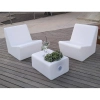 Podświetlany solarny fotel Tarida MOBTDS66SSNW King Home IP65 biały