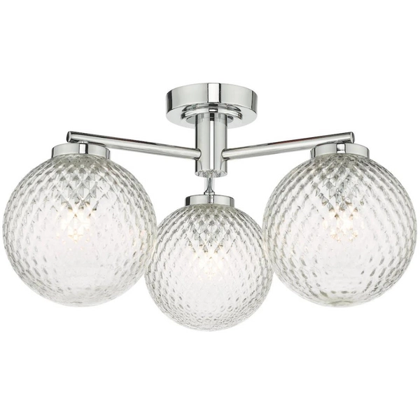 Łazienkowa lampa sufitowa Wayne WAY5350 Dar Lighting kule IP44 chrom