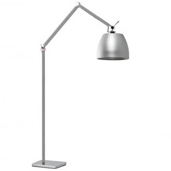Metalowa lampa podłogowa zestaw Zyta AZ2310+AZ2593 loft do salonu aluminium