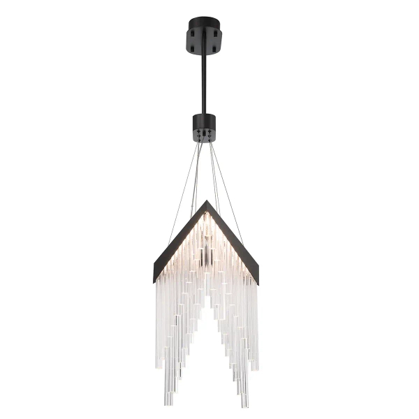 Lampa wisząca glamour Vivien QN-VIVIEN-P-L-BK LED 40W 3000K czarna