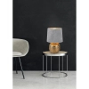 Stolikowa lampa SOPHIA R50821011 szara złota ceramiczna 1xE14 26cm