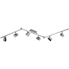 Spot LAMPA sufitowa ELMIRA HP-710BP-06-8571A Italux metalowa OPRAWA listwy LED 30W 3000K reflektorki tuby chrom