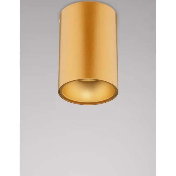 Downlight metalowy do jadalni CASENDA LE65138 tubka złota