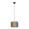 Boho lampa wisząca nad stół BELUNCA LE45351 sznurkowa beżowa czarna
