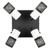 Wielopunktowa lampa sufitowa plafon Tosh 804300434 Trio czarna biała