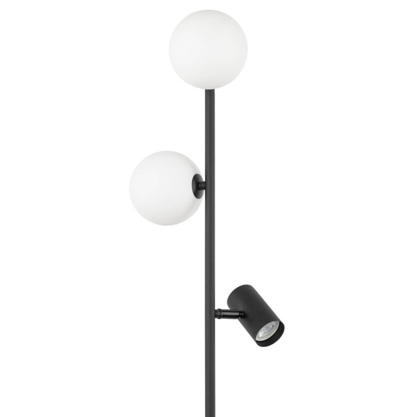 Stojąca lampa podłogowa Vox 16063 balls sopel do salonu czarna biała