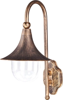 Kinkiet Boston K-8125 CZARNY/ZŁOTY do ogrodu czarny złoty