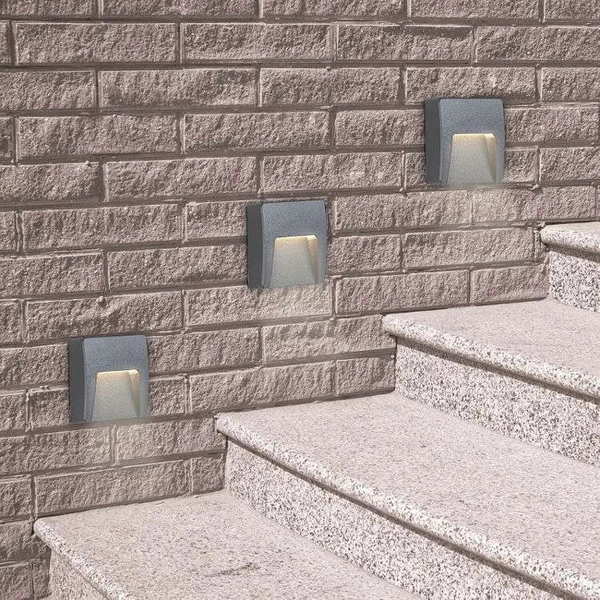 Schodowa LAMPA zewnętrzna TRENTO 8894 Rabalux LED 3W 4000K elewacyjna IP65 grafitowa