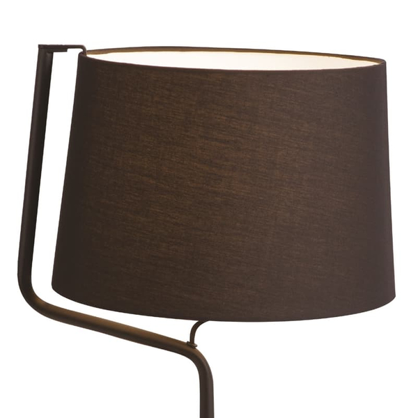 Lampka stołowa z abażurem CHICAGO T0029 Maxlight metal tkanina czarna