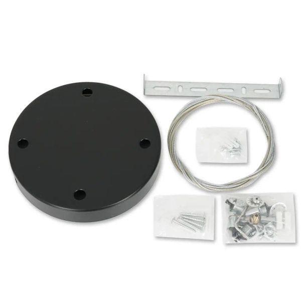 Zawiesie do lamp sufitowych MAQ ML0444 okrągłe czarne