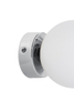 Loftowa LAMPA ścienna ASTRA 20774103 Kaspa szklana OPRAWA kinkiet kula chrom biała