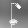Loftowa lampa biurowa JOKER MLP7751 na biurko biało srebrna