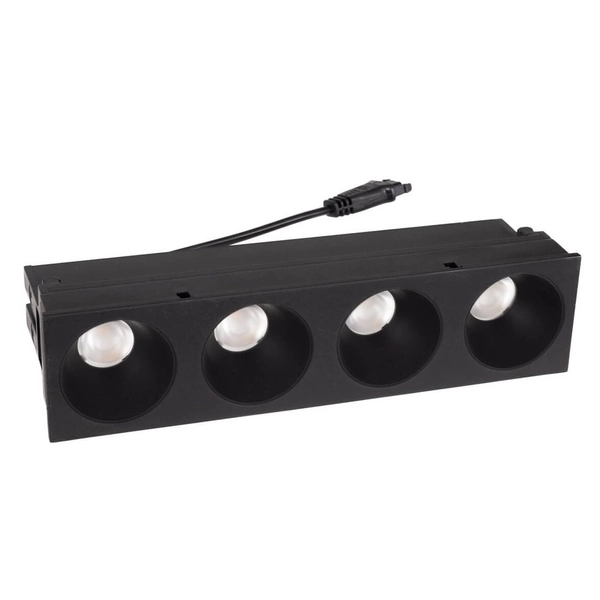 Sufitowy moduł podtynkowy MODULAR HM180 4L Maxlight LED 12W 3000K czarny