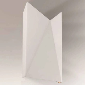 Kinkiet LAMPA ścienna AGI 7444 Shilo metalowa OPRAWA przyścienna biała